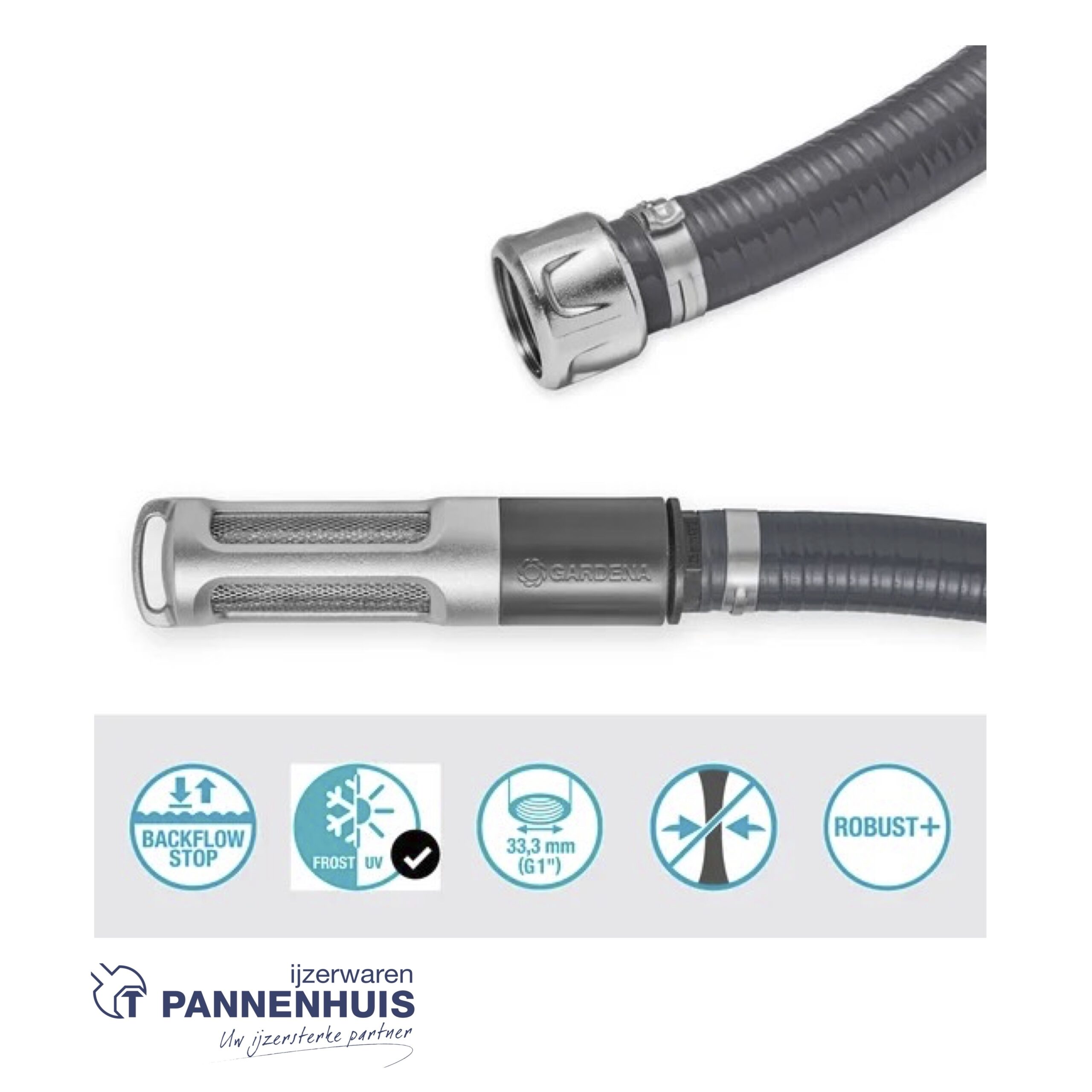 Gardena Aanzuiggarnituur 25mm (1"), 7 m - Afbeelding 2