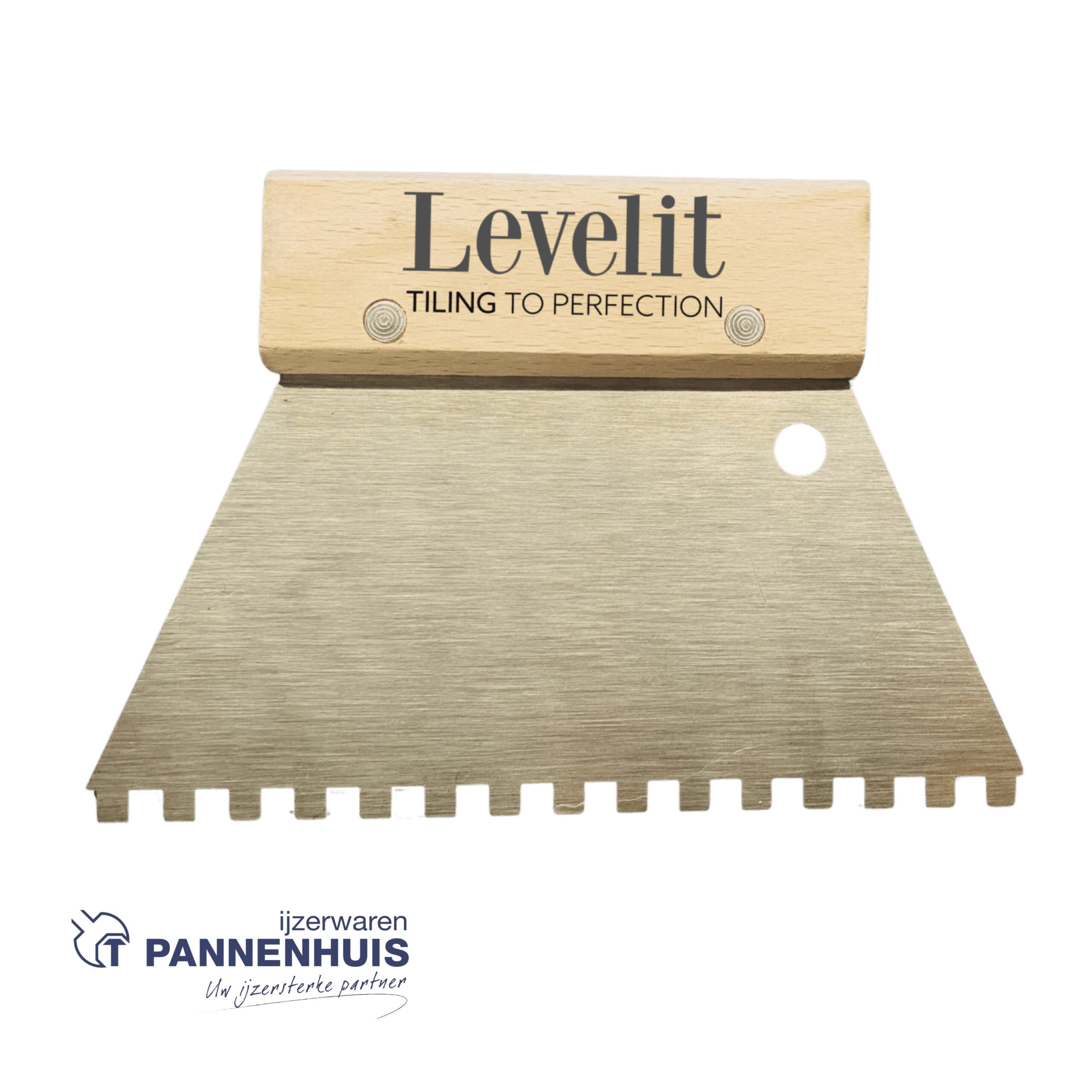 Levelit RVS lijmkam 180 mm (4 x 4)