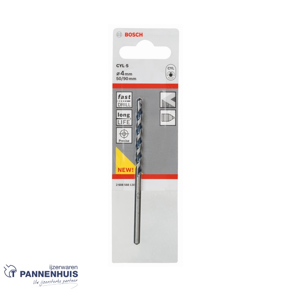 Bosch Betonboor CYL-5, 4 x 50 x 90 mm - Afbeelding 2