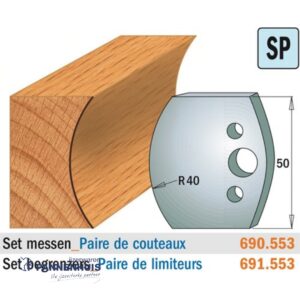 CMT Profielmessen I=50x4mm 2 stuks nr.553