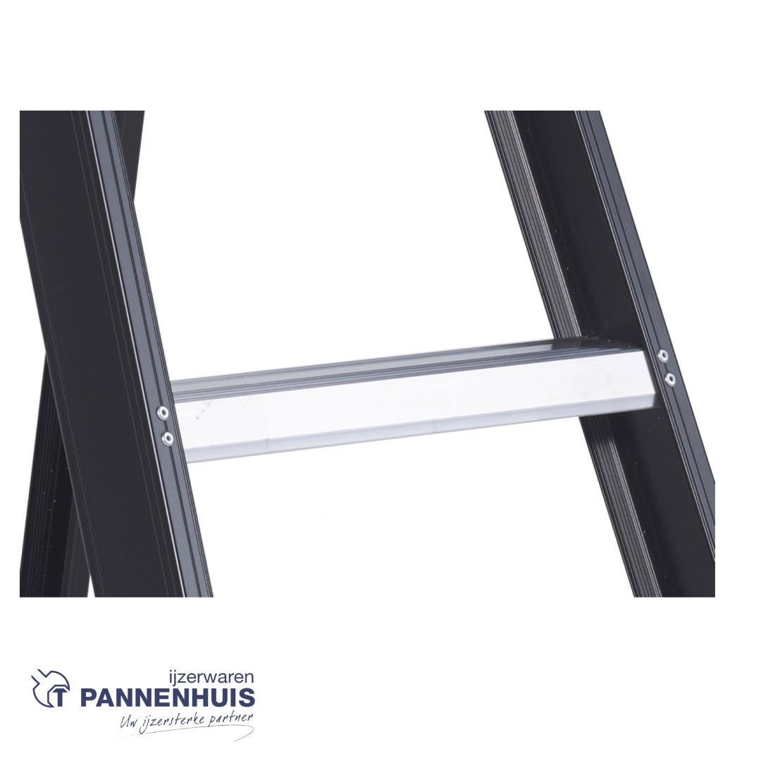 Altrex Taurus trapladder 6 treden - 140cm - 12,1kg zwart - Afbeelding 6