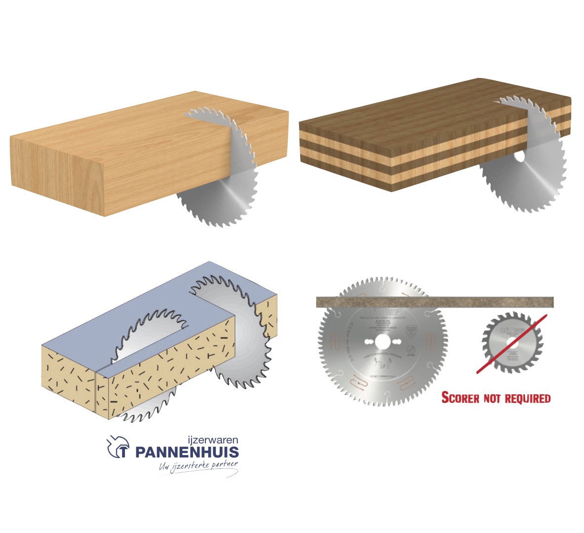 CMT Platencirkelzaag HW 220x30x3,2 Z42 Plaatmateriaal tweezijdig afgewerkt - Afbeelding 3