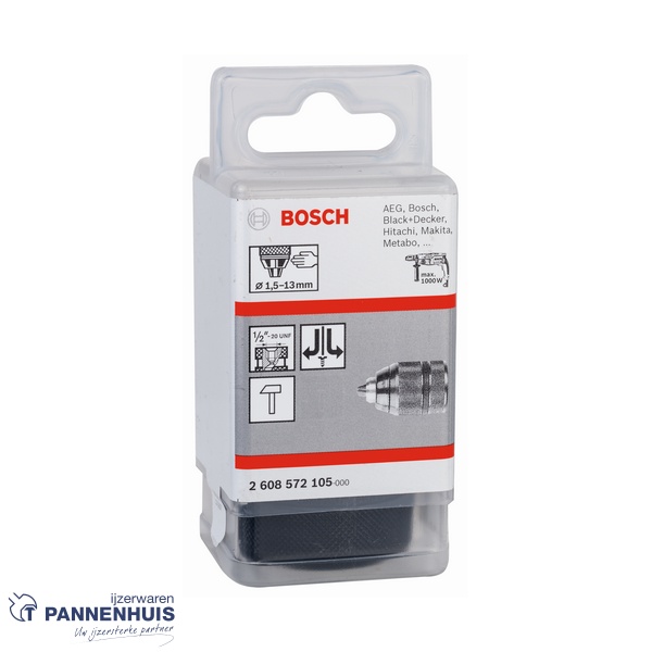 Bosch Snelspanboorhouder 1,5-13 mm, 1/2"- 20 - Afbeelding 2