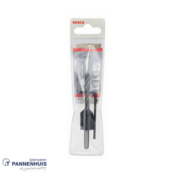 Bosch Houtspiraalboor + Verzinkboor 6x50x90 - Afbeelding 2