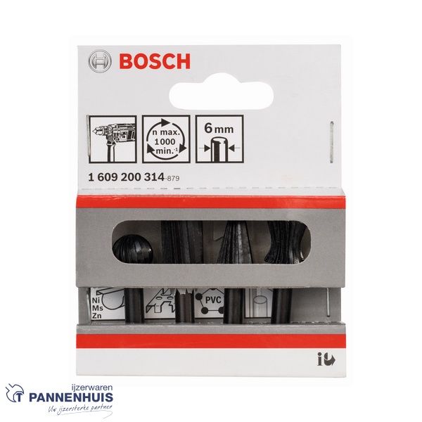 Bosch 4-delige houtraspen en vijlenset 6x13mm - Afbeelding 2