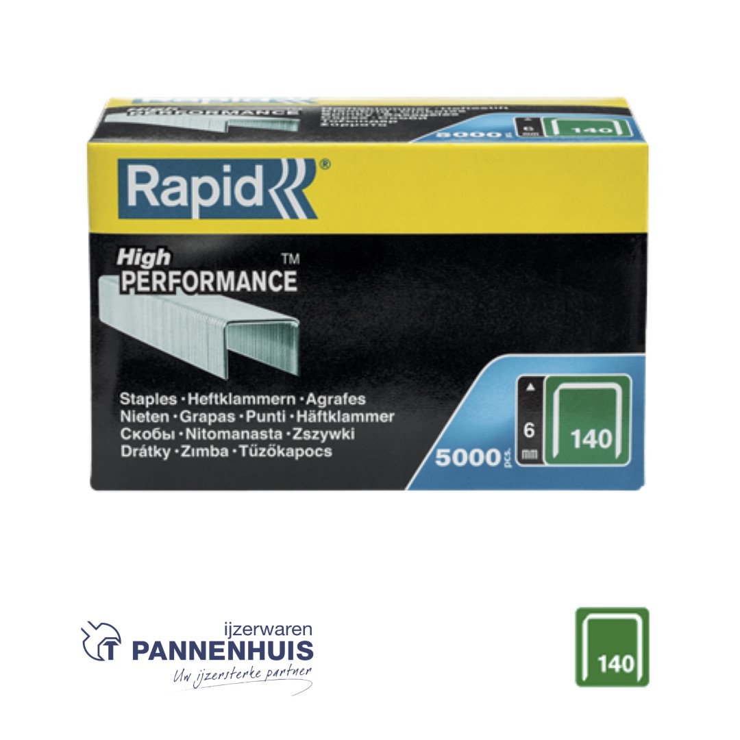 Rapid Nr. 140 vlakdraadnieten 6 mm (5000 st)