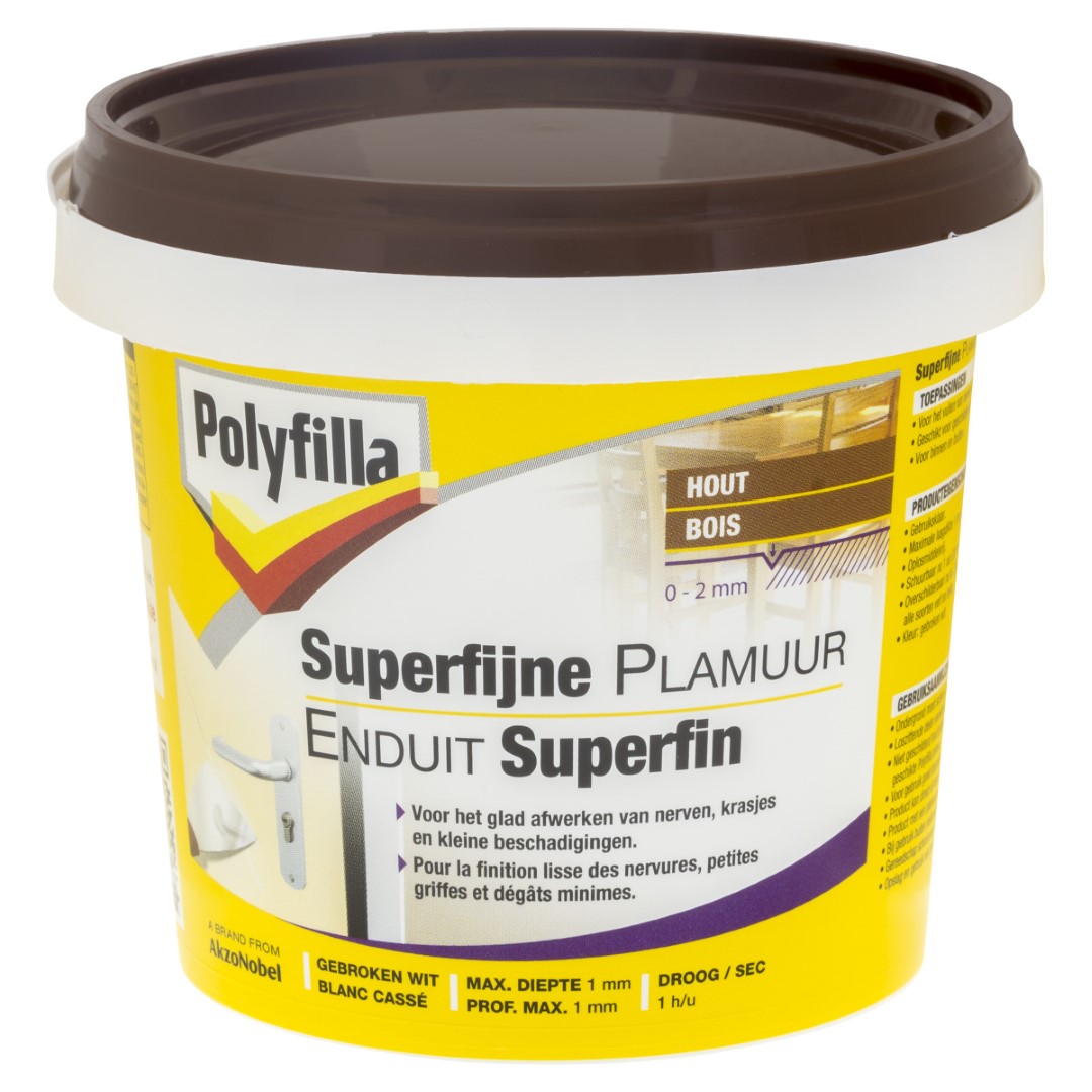 Polyfilla Superfijne Plamuur 500 Gr. (hout)