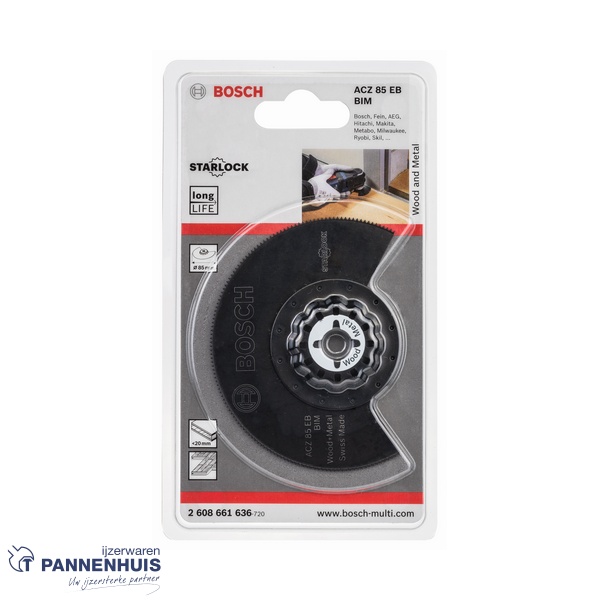 Bosch Starlock ACZ 85 EIB BIM, Wood+Metaal 85 mm - Afbeelding 2