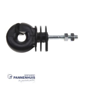 Koltec Ringisolatoren voor metalen palen, met M6 incl. 2 moeren (25st)