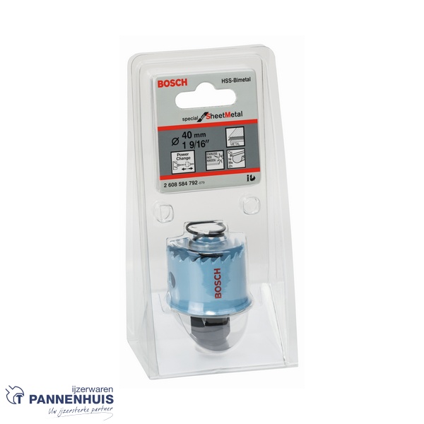 Bosch PRO Sheet Metal PC Plus gatzaag, 40 mm - Afbeelding 2