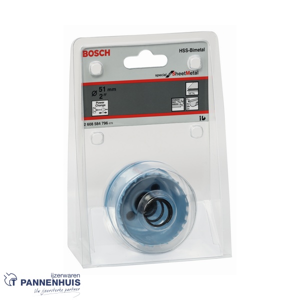 Bosch PRO Sheet Metal PC Plus gatzaag, 51 mm - Afbeelding 2
