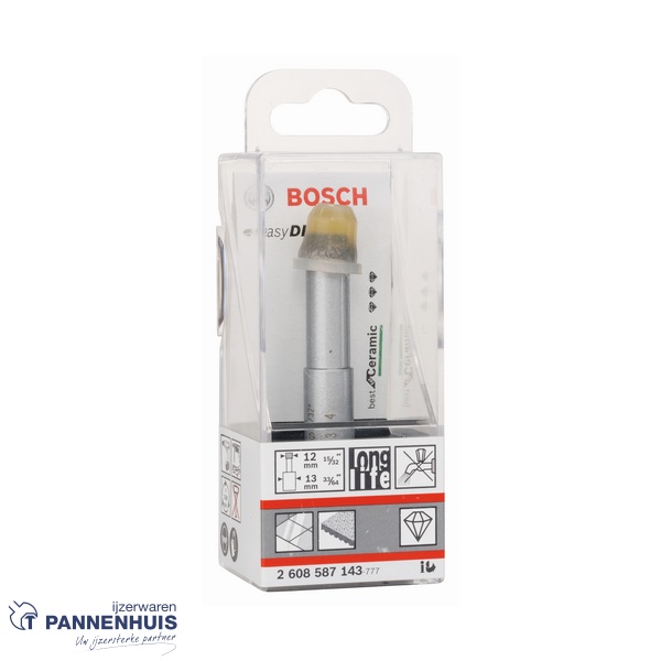 Bosch Diamantboor droog boren Ceramic 12 x 33 mm - Afbeelding 2