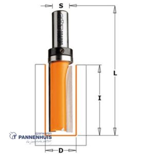 CMT Groeffrees met kogellager HW D=19 x 38.1 L=82,5 S=12 Z2