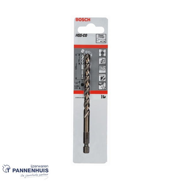 Bosch Centreerboor HSS-Co Multi Construction 120 mm - Afbeelding 2