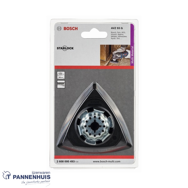 Bosch Starlock AVZ 93 G Delta schuurplateau 93 mm - Afbeelding 2
