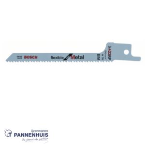 Bosch Reciprozaagblad Thin Metal S325GF zaagblad, 1,25 x 7 x 85 mm, 5 stuks