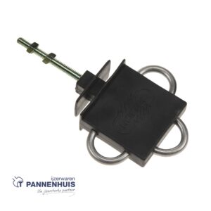 Koltec Poortgreepankers RVS/INOX 3-weg v metalen palen met M6 (4st)