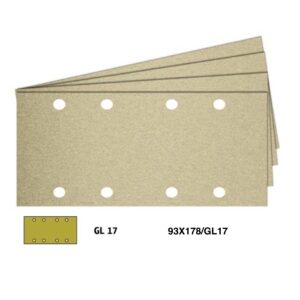 Stroken / klitteband 93X178/GL17 P 80 100 st
