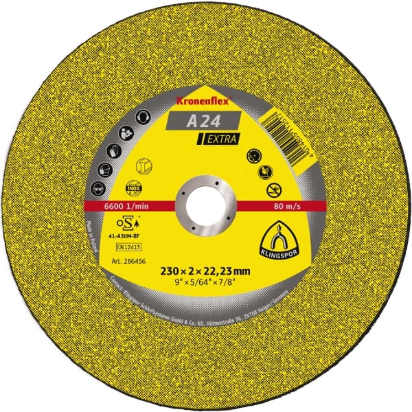 Doorslijpschijven Kronenflex 2,0 - 3,2mm 125X2,5X22,23