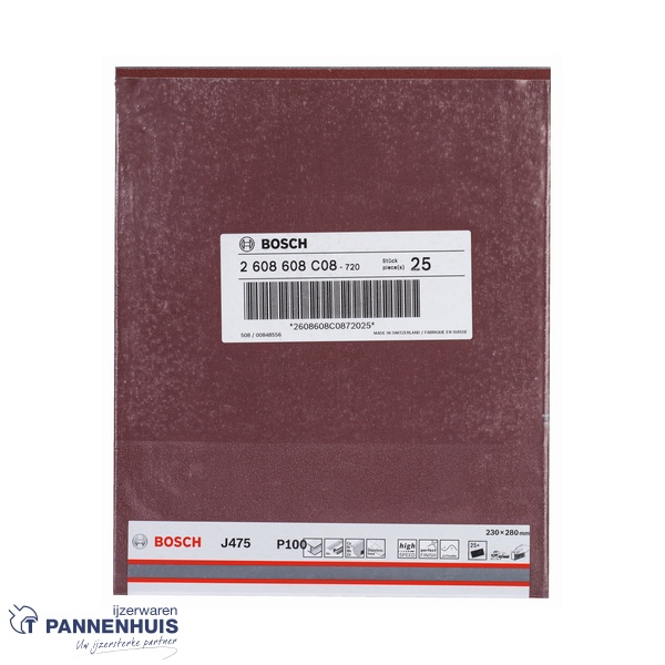 Bosch Schuurvel J475 Best for Metal 230 x 280 mm P100 - Afbeelding 2