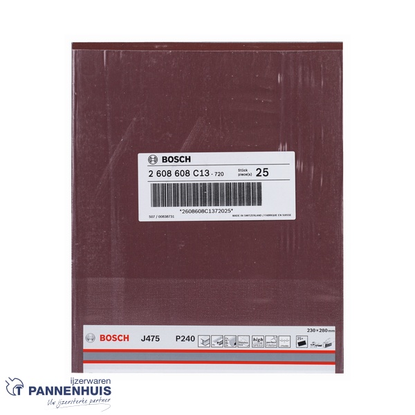 Bosch Schuurvel J475 Best for Metal 230 x 280 mm P240 - Afbeelding 2
