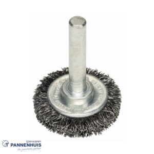 Bosch schijfborstel gegolfd  30 X 0,2 mm 6 mm staal