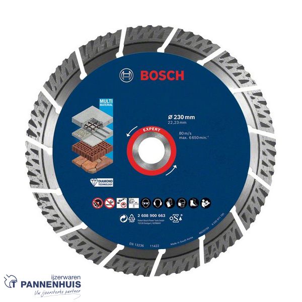 Bosch Diamantschijf Best for Universal 230x22,23x2,4x15 mm