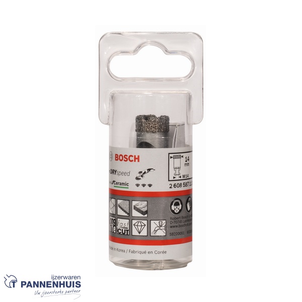 Bosch Diamantboor DrySpeed M14 14 x 30 mm - Afbeelding 2