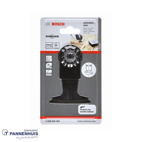Bosch Starlock AII 65 BSPC HCS Hardhout 65x40 - Afbeelding 2