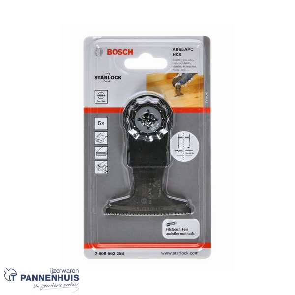 Bosch Starlock AII 65 APC HCS Hout 65x40 5x - Afbeelding 2