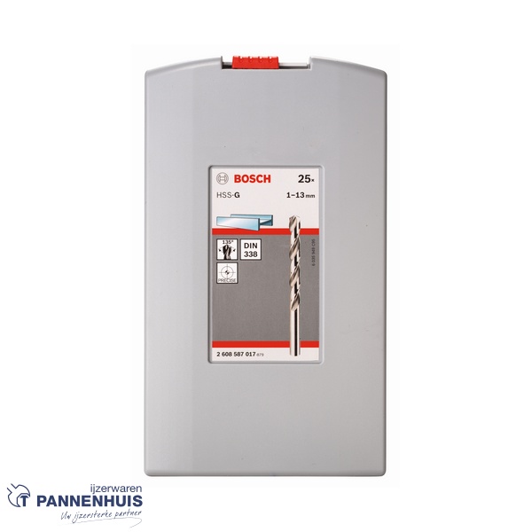 Bosch 25-delige set Metaalboor ProBox HSS-G 135° 1-13 mm - Afbeelding 2