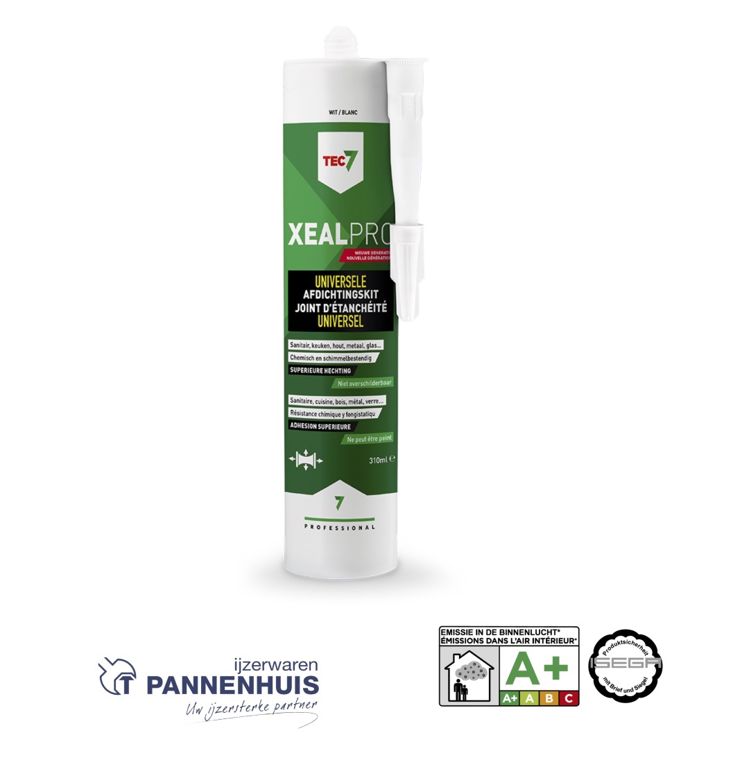 Tec7 XealPro Wit - patroon 310ML Afdichtingskit neutraal