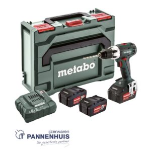 Metabo BS 18 LT Boorschroevendraaier Li 18v 3x4,0Ah