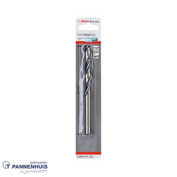 Bosch Spiraalboor HSS PointTeQ 11 mm - Afbeelding 2
