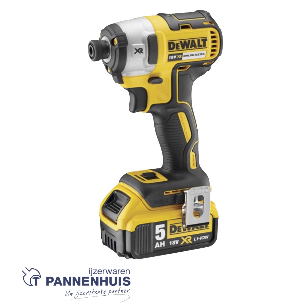Dewalt DCF887P2 18V XR Brushless Slagschroevendraaier met 2x 5,0Ah accu's in TSTAK - Afbeelding 2