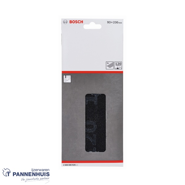 Bosch Schuurrooster 93 x 230 mm K120 5x - Afbeelding 2