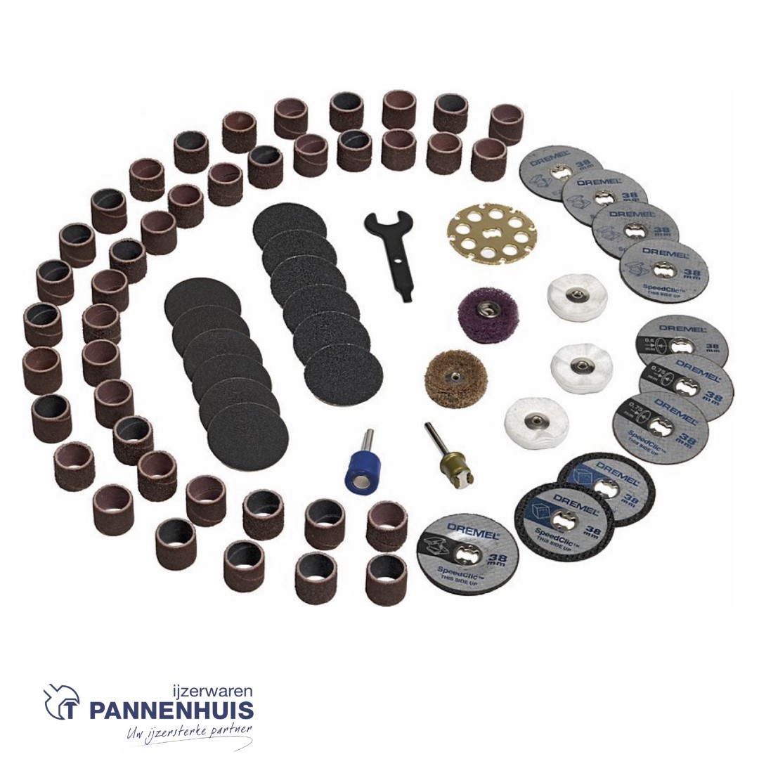 Dremel E725JA, 70-delige multifunctionele EZ SpeedClic accessoire set - Afbeelding 2