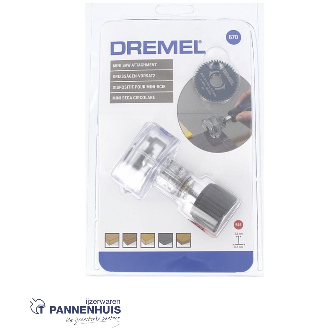 Dremel 670JD, Mini-zaaghulpstuk - Afbeelding 3