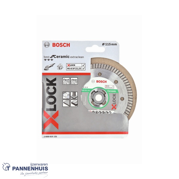Bosch Diamantschijf Best for Ceramic 115 x 22,23 x 1,4 x 7 mm - Afbeelding 2