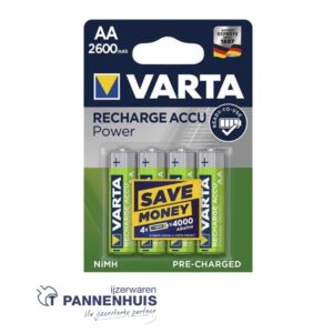 Varta Recharge Accu Power AA 2600mAh Blister (4 st)