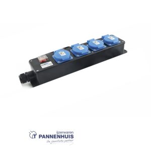 Verdeelblok - 4 stopcontacten - zonder kabel