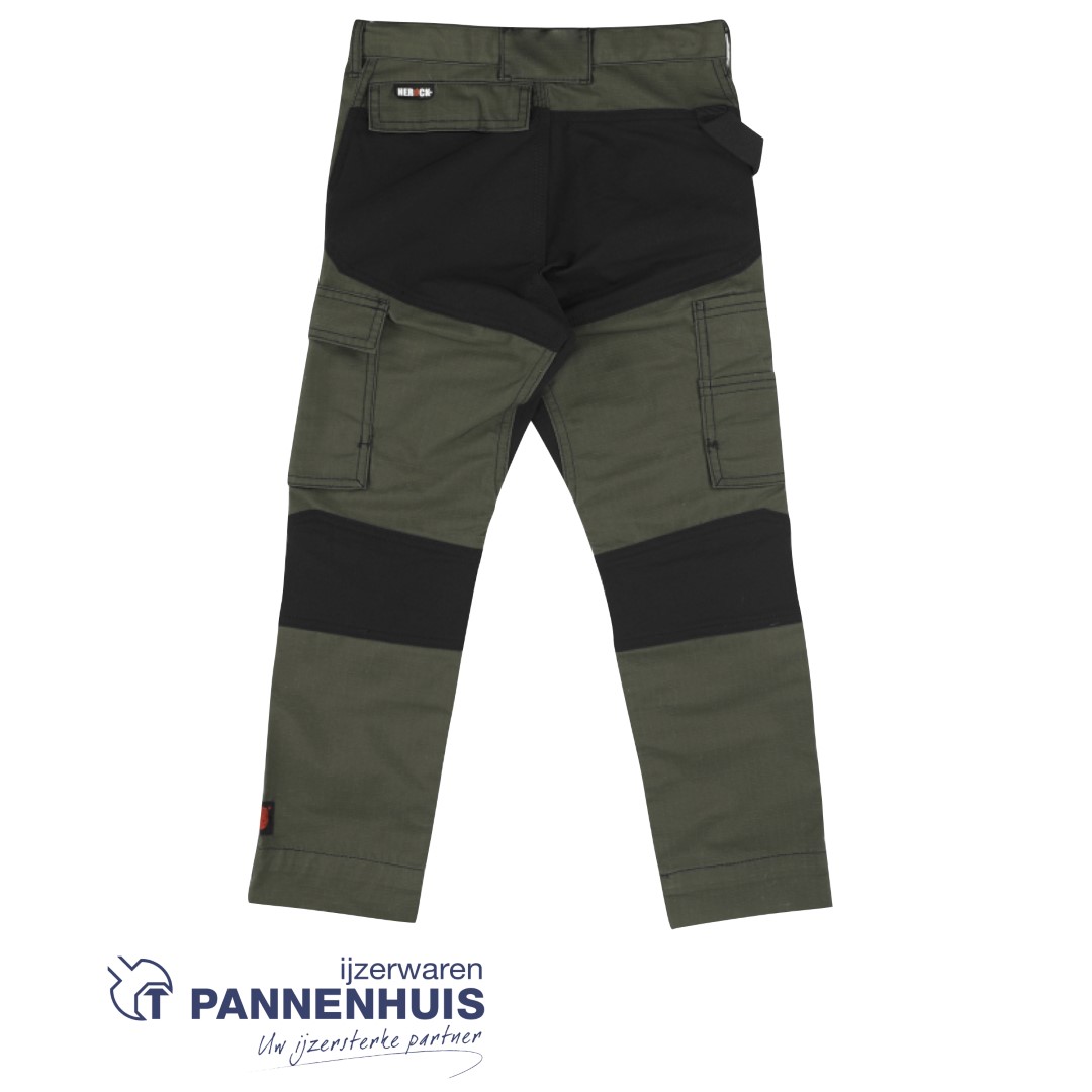 Herock Hector kids broek Donker Kaki/Zwart 98/104 - Afbeelding 2