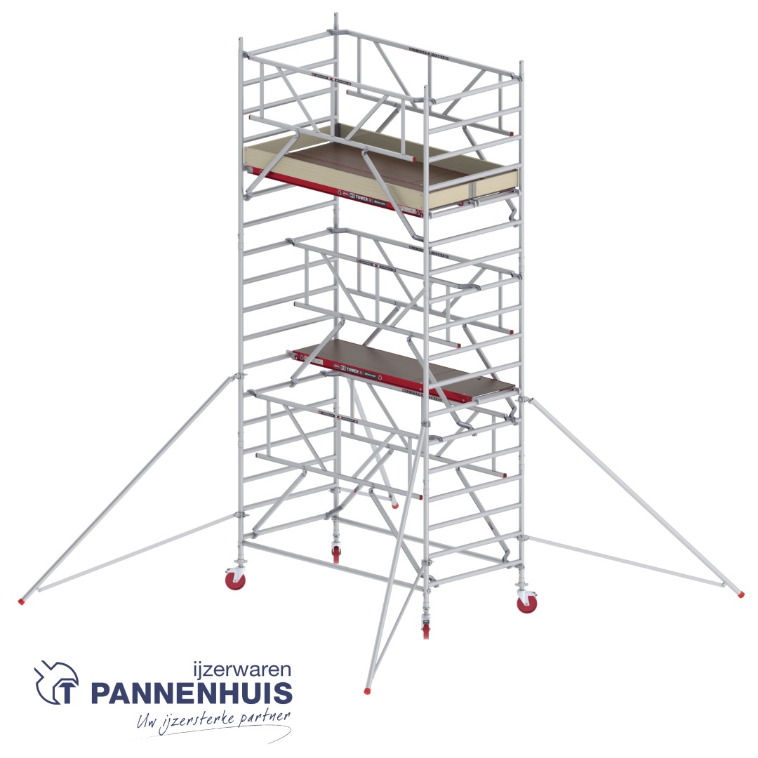 Altrex RS TOWER 42-S 6,2m 1,35 x 1,85m Hout Safe-Quick