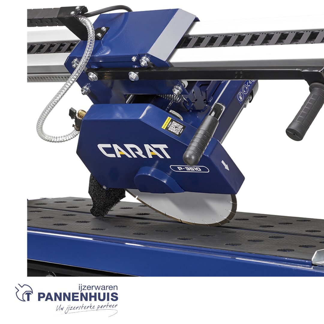 Carat P-3510 natuursteenzaagmachine staal incl. zaagblad CNTS - Afbeelding 2