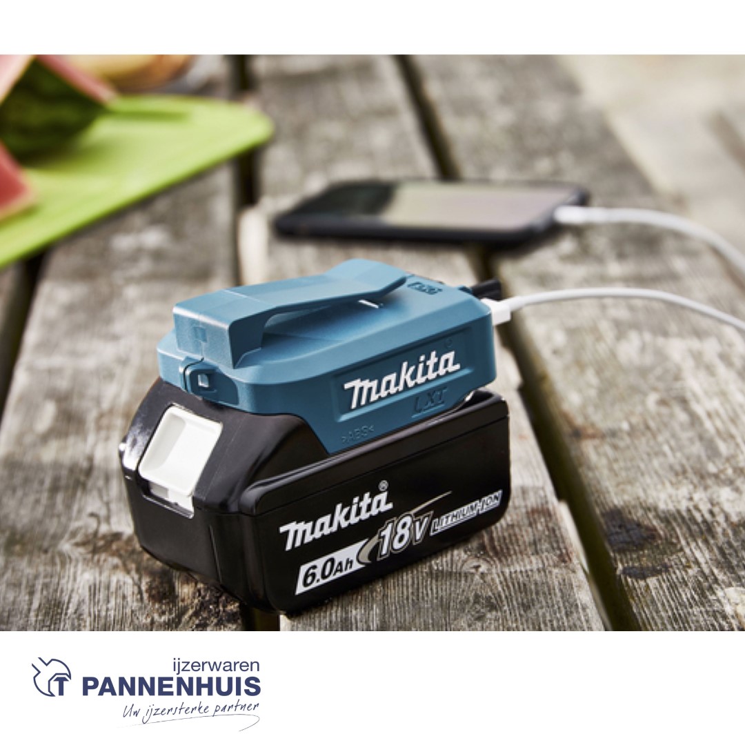 Makita DECADP05 USB-adapter voor 14,4V/18V accu's - Afbeelding 3