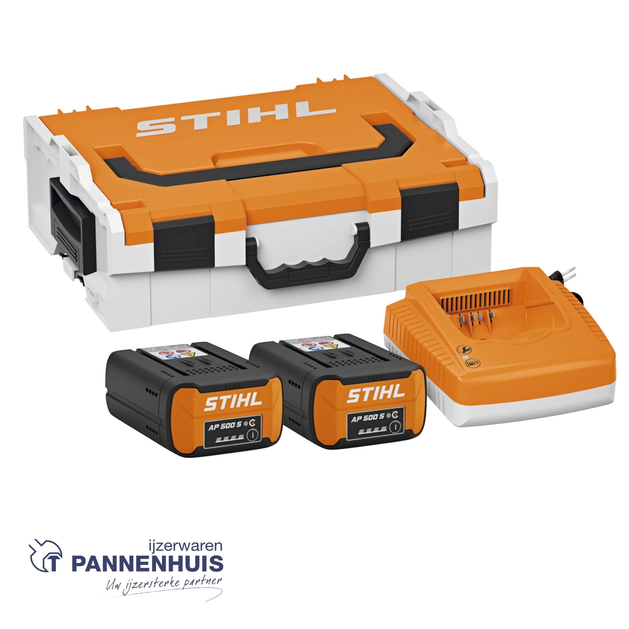 Stihl Power Box S met 2x AP 500 S en 1x AL 501