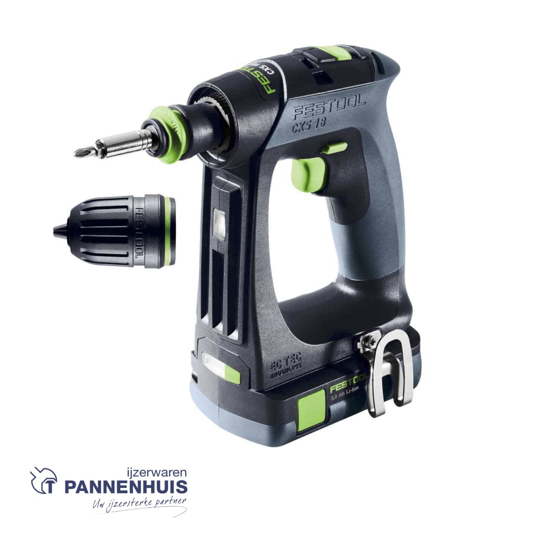 Festool Accu schroefboormachine CXS 18 C 3,0-Plus - Afbeelding 2