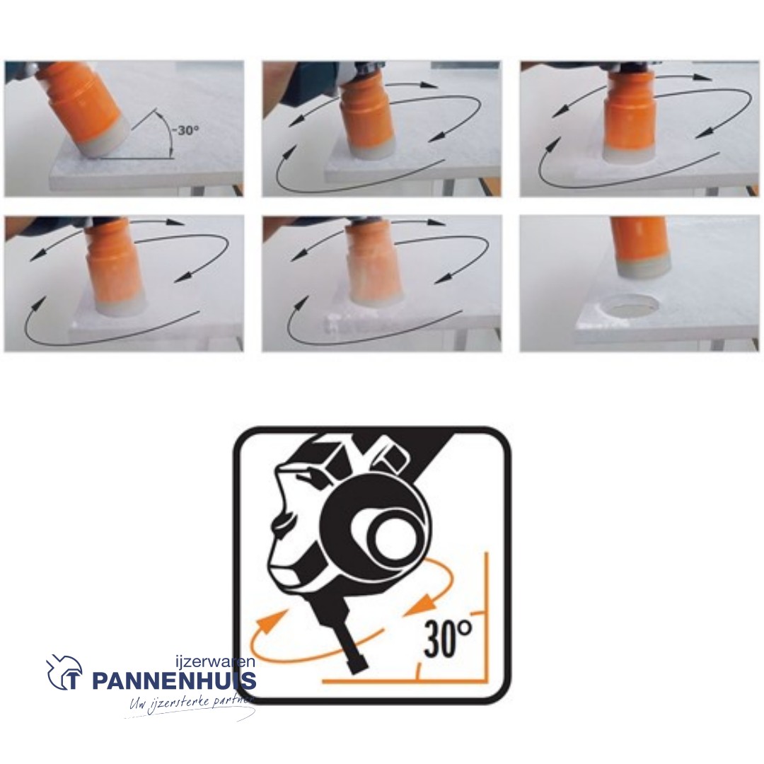 CMT Gatzaag voor extreem harde materialen D=18mm M14 - Afbeelding 2