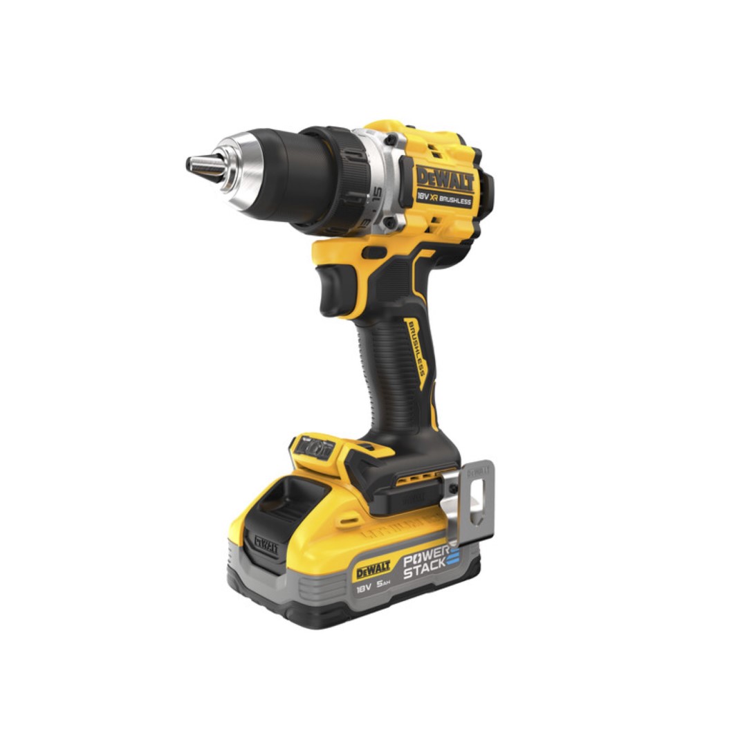Dewalt DCD800H2T 18V XR Brushless Compacte Schroef-/boormachine met 2x 5.0Ah POWERSTACK accu in TSTAK koffer - Afbeelding 2