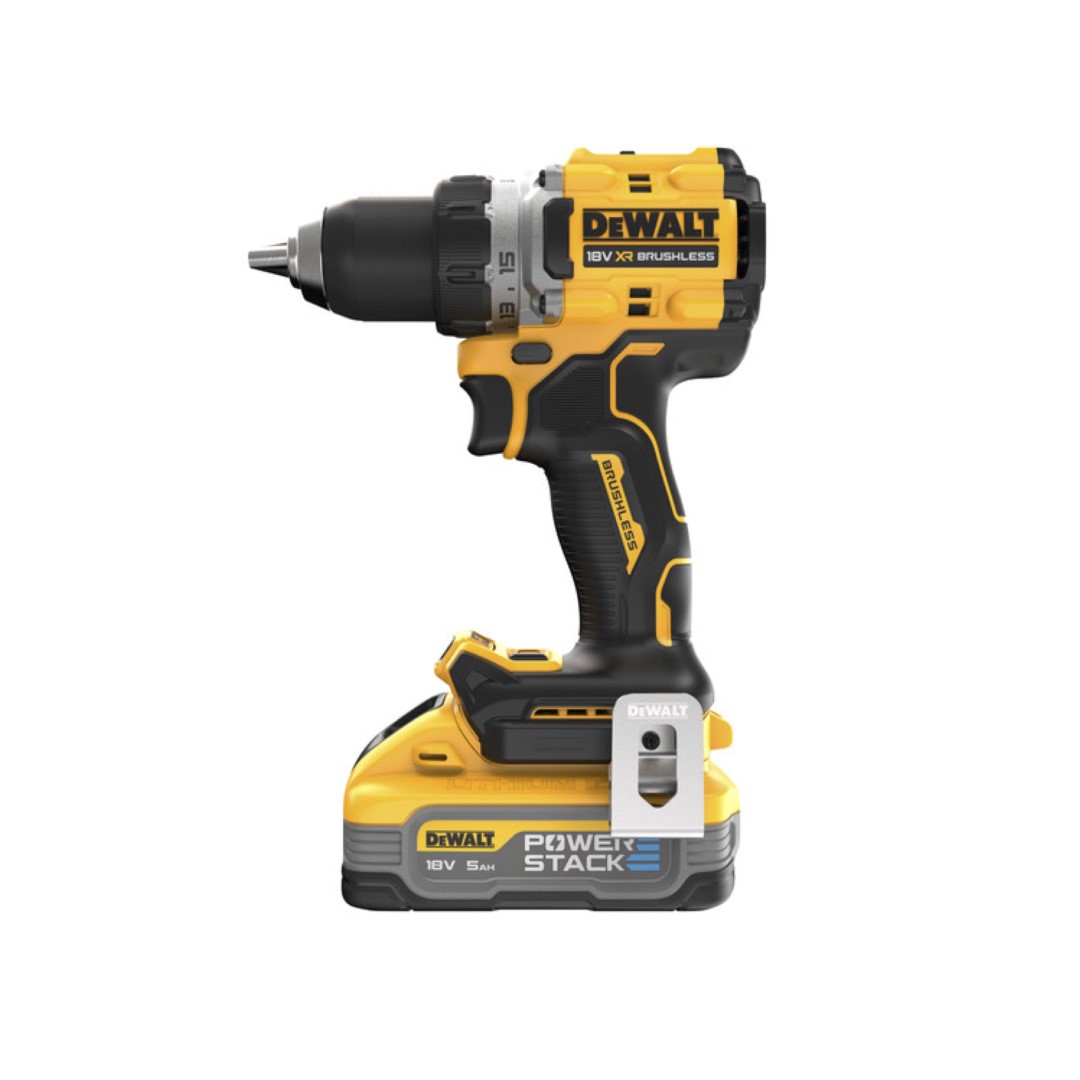 Dewalt DCD800H2T 18V XR Brushless Compacte Schroef-/boormachine met 2x 5.0Ah POWERSTACK accu in TSTAK koffer - Afbeelding 3